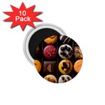 Chocolate Candy Candy Box Gift Cashier Decoration Chocolatier Art Handmade Food Cooking 1.75  Magnets (10 pack) 