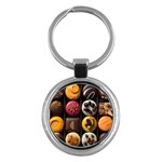Chocolate Candy Candy Box Gift Cashier Decoration Chocolatier Art Handmade Food Cooking Key Chain (Round)