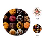 Chocolate Candy Candy Box Gift Cashier Decoration Chocolatier Art Handmade Food Cooking Playing Cards Single Design (Round)