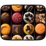 Chocolate Candy Candy Box Gift Cashier Decoration Chocolatier Art Handmade Food Cooking Two Sides Fleece Blanket (Mini)