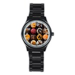 Chocolate Candy Candy Box Gift Cashier Decoration Chocolatier Art Handmade Food Cooking Stainless Steel Round Watch