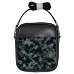 Camouflage, Pattern, Abstract, Background, Texture, Army Girls Sling Bag