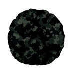 Camouflage, Pattern, Abstract, Background, Texture, Army Standard 15  Premium Flano Round Cushions