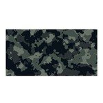 Camouflage, Pattern, Abstract, Background, Texture, Army Satin Wrap 35  x 70 