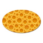 Cheese Texture Food Textures Oval Magnet