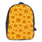 Cheese Texture Food Textures School Bag (XL)