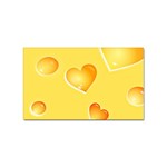Cheese Texture, Macro, Food Textures, Slices Of Cheese Sticker (Rectangular)