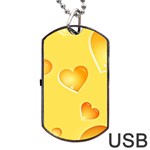 Cheese Texture, Macro, Food Textures, Slices Of Cheese Dog Tag USB Flash (Two Sides)
