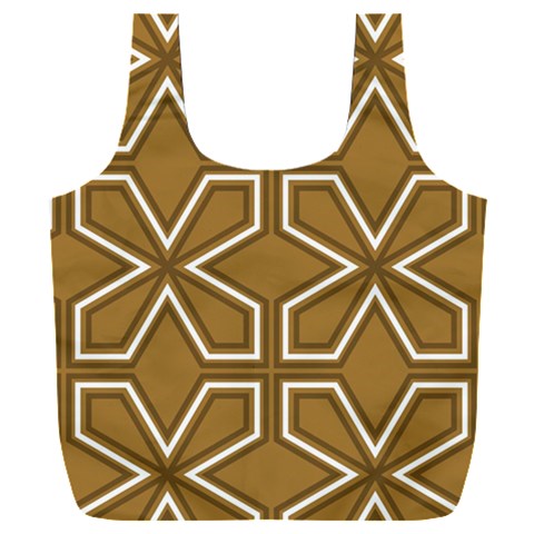 Gold Pattern Texture, Seamless Texture Full Print Recycle Bag (XXL) from UrbanLoad.com Front