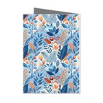 Berries Foliage Seasons Branches Seamless Background Nature Mini Greeting Cards (Pkg of 8)