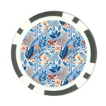 Berries Foliage Seasons Branches Seamless Background Nature Poker Chip Card Guard (10 pack)