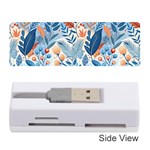 Berries Foliage Seasons Branches Seamless Background Nature Memory Card Reader (Stick)