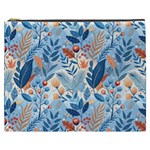 Berries Foliage Seasons Branches Seamless Background Nature Cosmetic Bag (XXXL)