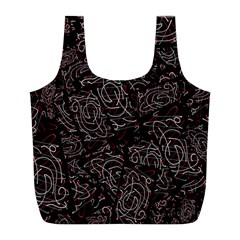 FusionVibrance Abstract Design Full Print Recycle Bag (L) from UrbanLoad.com Front