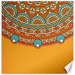 Mandala orange Canvas 12  x 12 