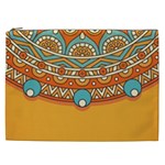 Mandala orange Cosmetic Bag (XXL)