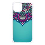 Mandala blue iPhone 13 TPU UV Print Case