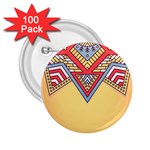 Mandala sun 2.25  Buttons (100 pack) 