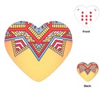 Mandala sun Playing Cards Single Design (Heart)