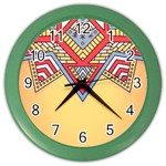 Mandala sun Color Wall Clock