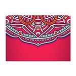 Mandala red Sticker A4 (100 pack)