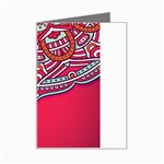 Mandala red Mini Greeting Card