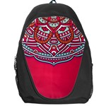 Mandala red Backpack Bag