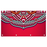 Mandala red Banner and Sign 7  x 4 