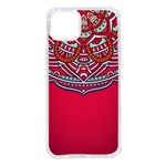Mandala red iPhone 14 Plus TPU UV Print Case