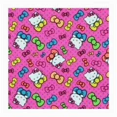 Hello Kitty, Cute, Pattern Medium Glasses Cloth (2 Sides) from UrbanLoad.com Front