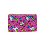 Hello Kitty, Cute, Pattern Cosmetic Bag (Small)