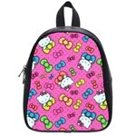 Hello Kitty, Cute, Pattern School Bag (Small)