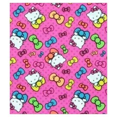Hello Kitty, Cute, Pattern Drawstring Pouch (Small) from UrbanLoad.com Back