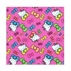 Hello Kitty, Cute, Pattern Duvet Cover Double Side (Full/ Double Size) from UrbanLoad.com Back