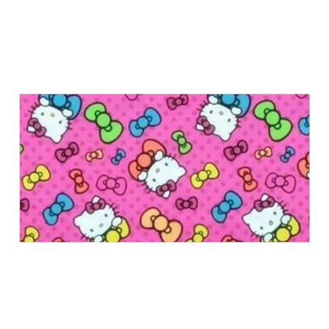Hello Kitty, Cute, Pattern Satin Wrap 35  x 70  from UrbanLoad.com Front