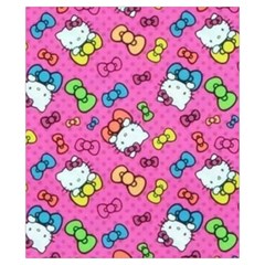 Hello Kitty, Cute, Pattern Drawstring Pouch (XS) from UrbanLoad.com Back