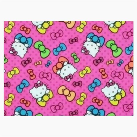 Hello Kitty, Cute, Pattern Roll Up Canvas Pencil Holder (M) from UrbanLoad.com Front