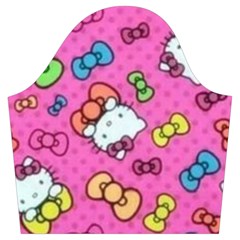 Hello Kitty, Cute, Pattern Trumpet Sleeve Cropped Top from UrbanLoad.com Sleeve Right