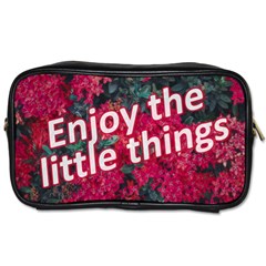 Indulge in life s small pleasures  Toiletries Bag (Two Sides) from UrbanLoad.com Front