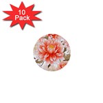 Flowers Plants Sample Design Rose Garden Flower Decoration Love Romance Bouquet 1  Mini Buttons (10 pack) 