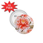 Flowers Plants Sample Design Rose Garden Flower Decoration Love Romance Bouquet 1.75  Buttons (10 pack)