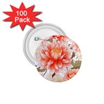 Flowers Plants Sample Design Rose Garden Flower Decoration Love Romance Bouquet 1.75  Buttons (100 pack) 