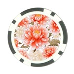 Flowers Plants Sample Design Rose Garden Flower Decoration Love Romance Bouquet Poker Chip Card Guard (10 pack)