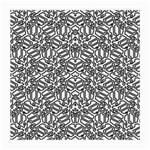 Monochrome Maze Design Print Medium Glasses Cloth (2 Sides)
