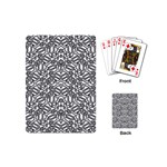 Monochrome Maze Design Print Playing Cards Single Design (Mini)