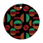 Abstract Geometric Pattern Ornament (Round)