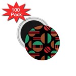 Abstract Geometric Pattern 1.75  Magnets (100 pack) 