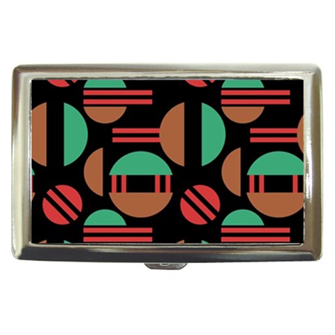 Abstract Geometric Pattern Cigarette Money Case from UrbanLoad.com Front