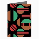 Abstract Geometric Pattern Greeting Card