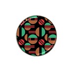 Abstract Geometric Pattern Hat Clip Ball Marker (4 pack)